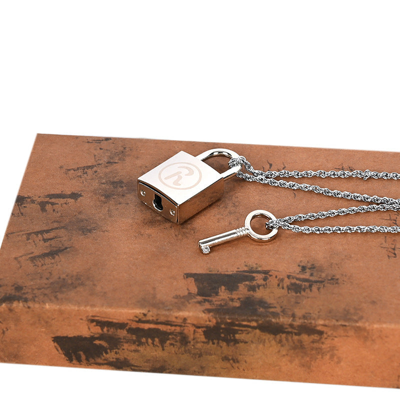 Couple Necklace Couple Lock Unlockable Jewelry