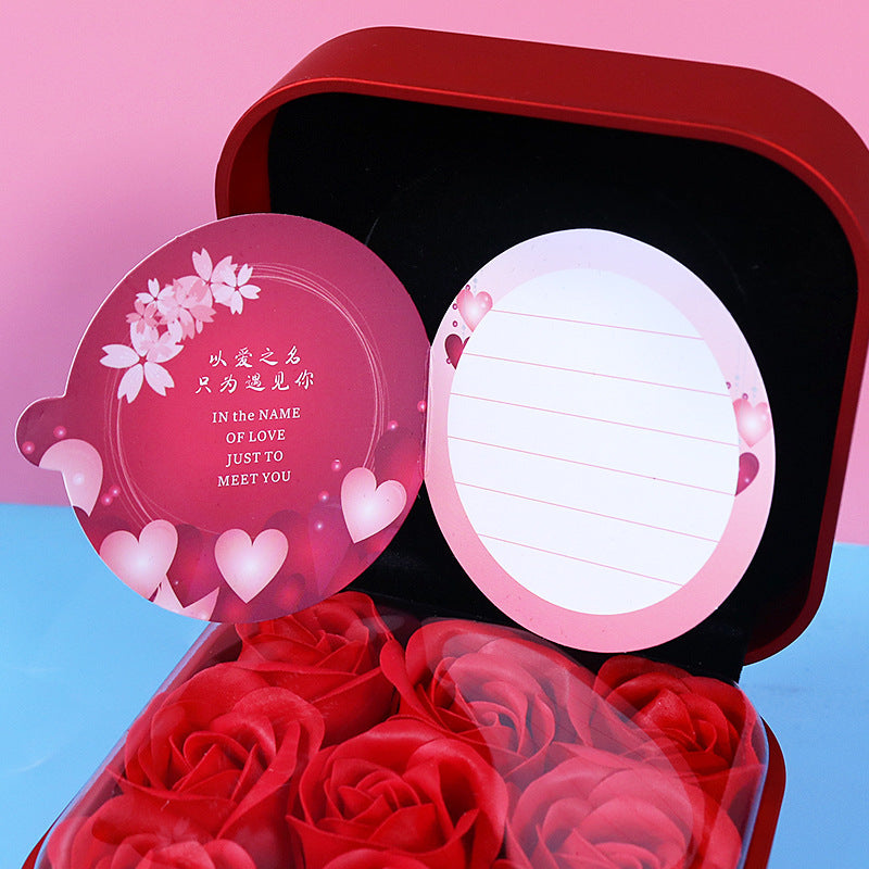 Household Minimalist Rose Jewelry Box Suit